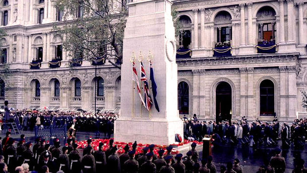 Logo for Remembrance Sunday: the Cenotaph