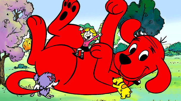 Logo for Clifford the Big Red Dog - The Dog Who Cried Woof