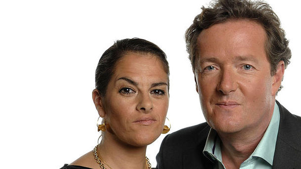 logo for The Dark Side of Fame with Piers Morgan - Tracey Emin