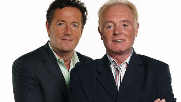 logo for The Dark Side of Fame with Piers Morgan - Bruce Jones