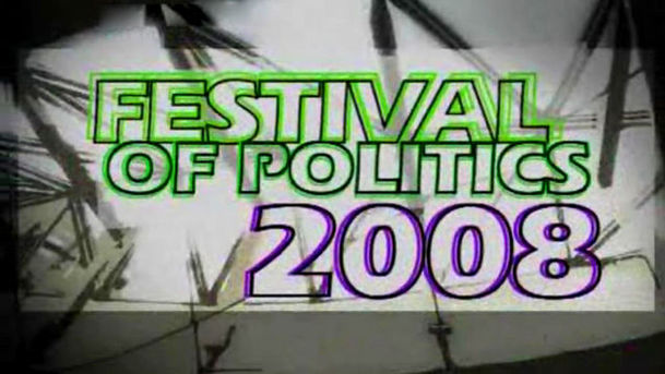 logo for The Festival of Politics - 2008 - Unjust Rewards