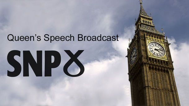 Logo for Queen's Speech Broadcast - 2008 - SNP