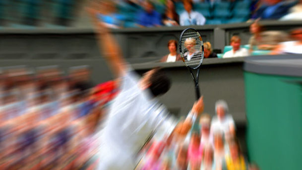 logo for Wimbledon - Rafa and Roger - The Greatest Final