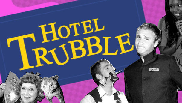 logo for Hotel Trubble - Series 1 - Dribble Versus Trubble