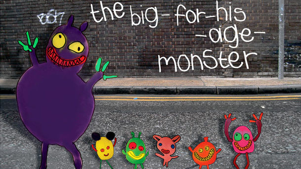 Logo for Street Monsters - The Big-for-his-age Monster in 'Feeding'