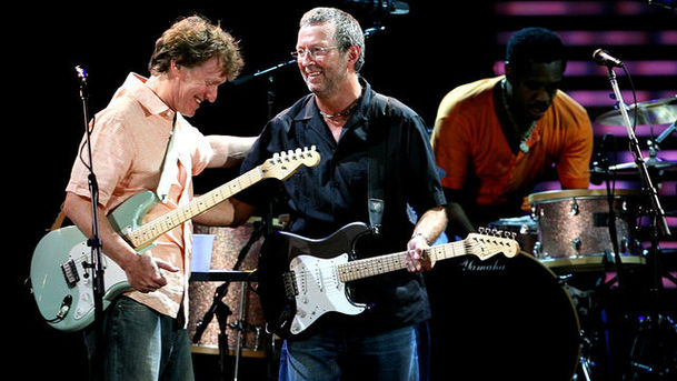 Logo for Eric Clapton and Steve Winwood Live at Madison Square Garden