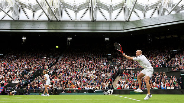 logo for Wimbledon Tennis: A Centre Court Celebration