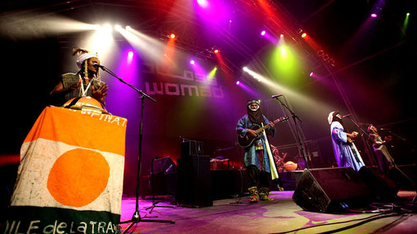 logo for WOMAD - WOMAD Live 2009 - Eliades Ochoa/Mariam Hassan/Channi Singh