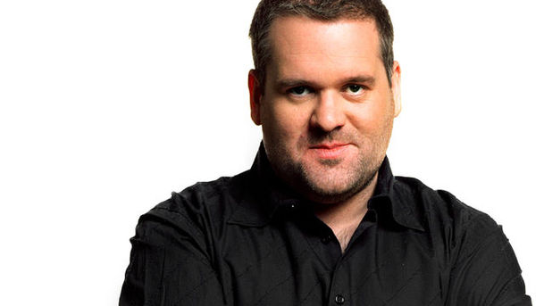 logo for The Chris Moyles Show - Chris is joined by guest Peter Jones.