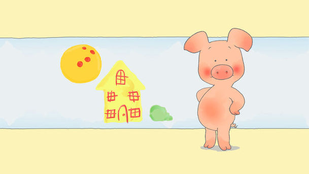 logo for Wibbly Pig - Grandpa Pig