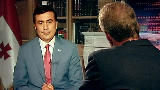 Logo for HARDtalk - Mikheil Saakashvili, President of Georgia