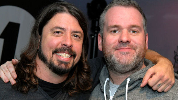 logo for The Chris Moyles Show - Wednesday - with Dave Grohl