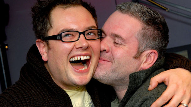 logo for The Chris Moyles Show - Tuesday - with Alan Carr
