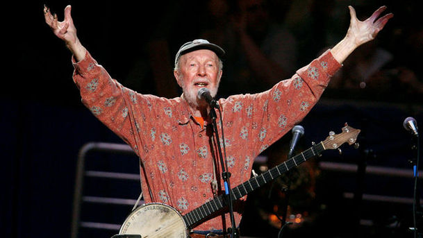 logo for He Shall Overcome: Pete Seeger at 90
