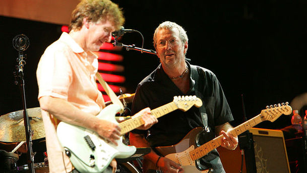 logo for Eric Clapton and Steve Winwood Live at Madison Square Garden