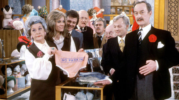 logo for The Story of Are You Being Served?