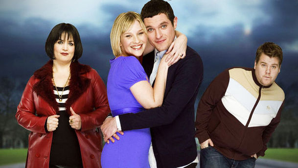 logo for Gavin and Stacey - The Outtakes