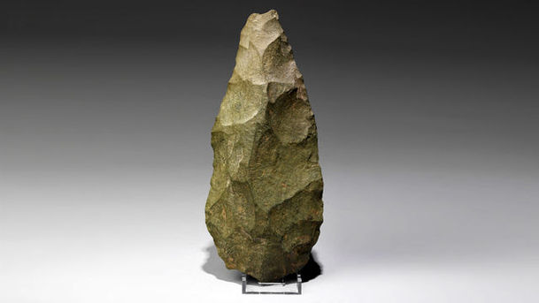 Logo for A History of the World in 100 Objects - Making Us Human (2,000,000 - 9000 BC) - Olduvai Handaxe