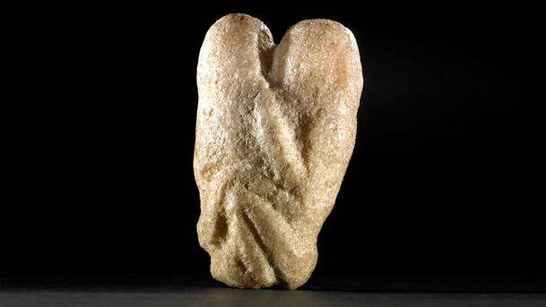Logo for A History of the World in 100 Objects - After the Ice Age: Food and Sex (9000 - 3500 BC) - Ain Sakri Lovers Figurine