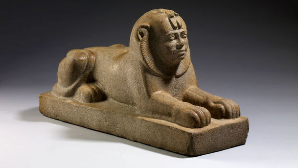 logo for A History of the World in 100 Objects - Old World, New Powers (1100 - 300 BC) - Sphinx of Taharqo