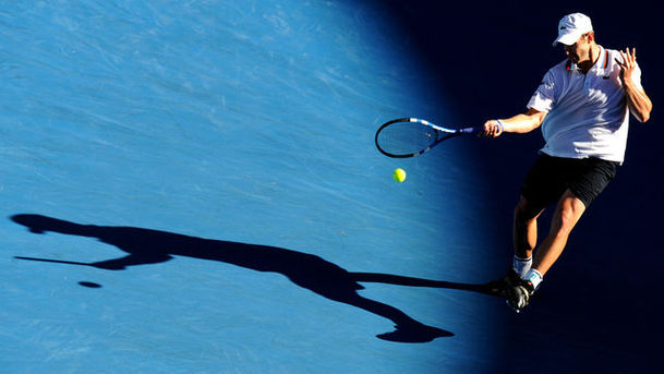 logo for Australian Open Tennis - 2010 - Andy Murray v Marc Giquel