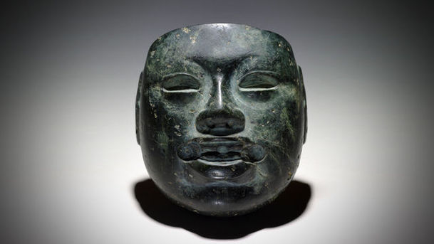 logo for A History of the World in 100 Objects - The World in the Age of Confucius (500 - 300 BC) - Olmec Stone Mask