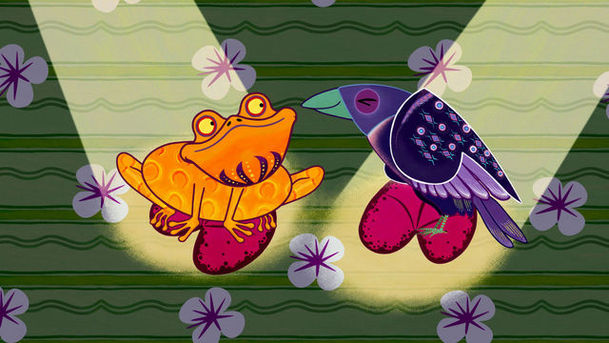 logo for Tinga Tinga Tales - Why Frog Croaks