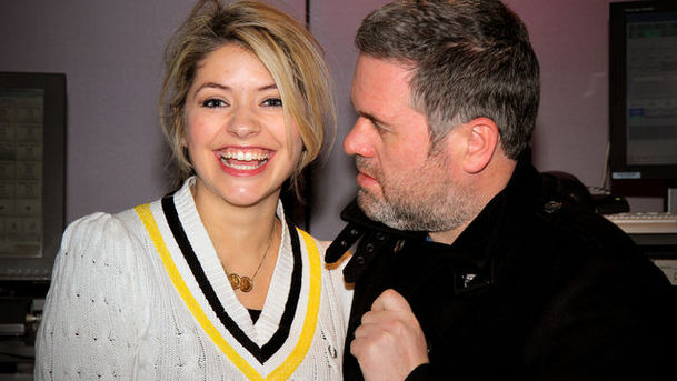 logo for The Chris Moyles Show - Friday - Holly Willoughby Skates In To See Us