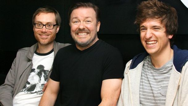 logo for Scott Mills - Monday: It's Ricky Gervais and Stephen Merchant