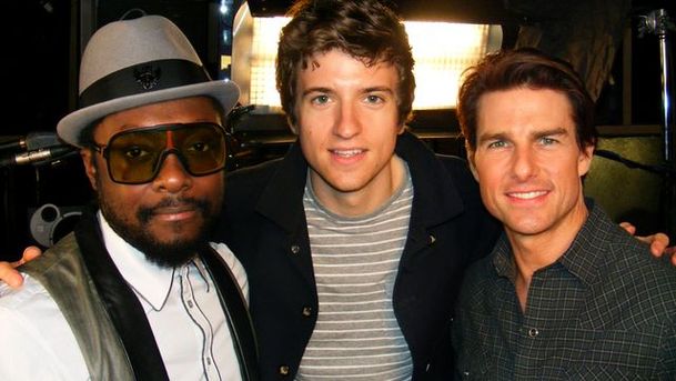 logo for Greg James - Friday - Tom Cruise and Will.I.Am