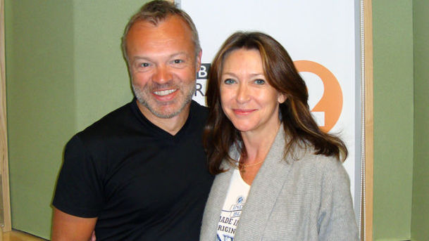 logo for The Chris Evans Breakfast Show - Tuesday - Graham Norton sits in for Chris with guest Cherie Lunghi