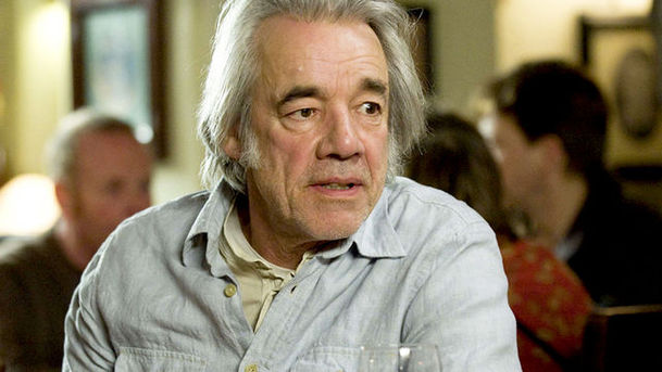 logo for Front Row - Roger Lloyd Pack; cuts in arts budgets