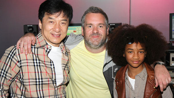 logo for The Chris Moyles Show - Thursday - with Jackie Chan and Jaden Smith