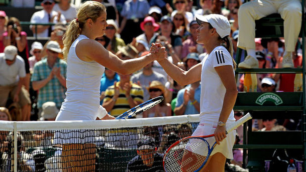 logo for Wimbledon - 2010 - Kim Clijsters v Justine Henin