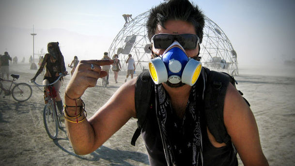 logo for Burning Man