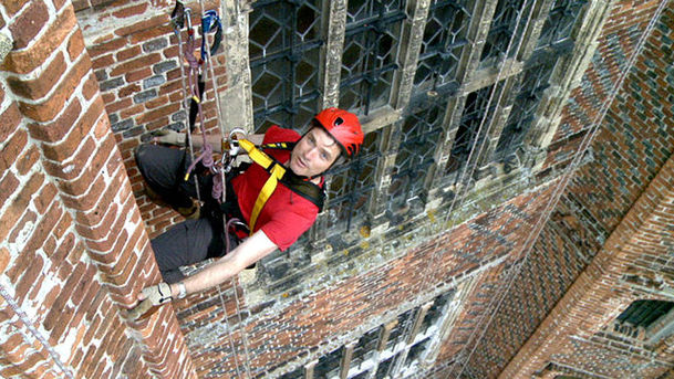 logo for Climbing Great Buildings - Layer Marney Tower