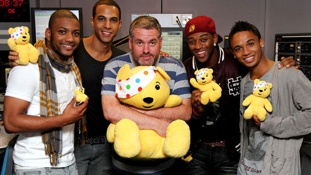 logo for The Chris Moyles Show - Friday - JLS with their brand new single!
