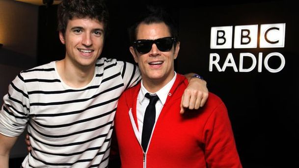 logo for Greg James - Tuesday - with Johnny Knoxville from Jackass