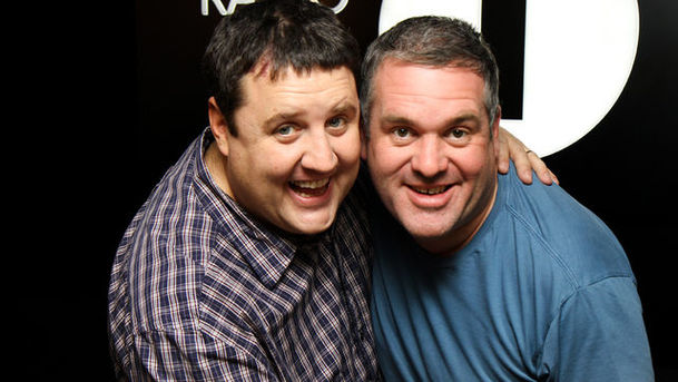 logo for The Chris Moyles Show - Peter Kay