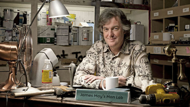 logo for James May's Man Lab - Episode 1