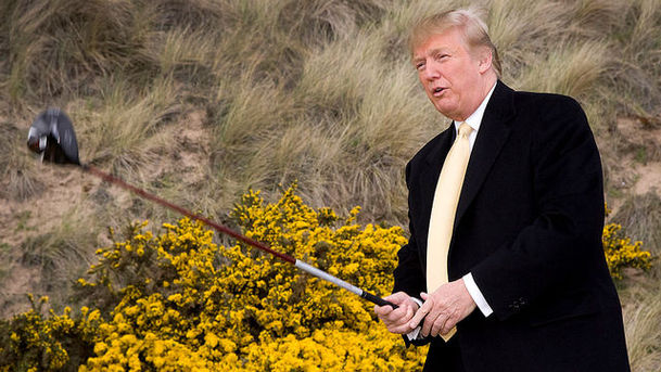 logo for Donald Trump's Golf War