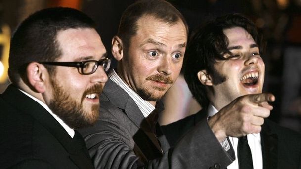 logo for Edgar Wright, Nick Frost and Simon Pegg