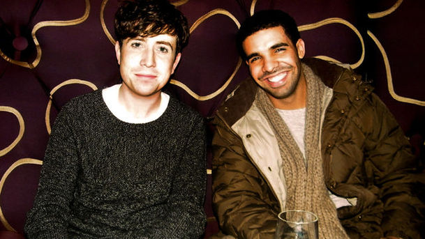 logo for Nick Grimshaw - Getting fizzy with Drizzy
