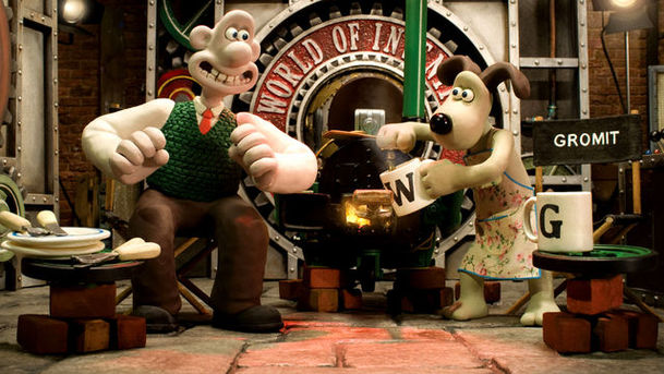 Logo for Wallace & Gromit's World of Invention